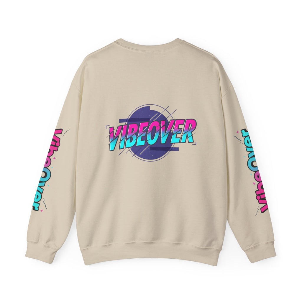 VibeOver Retro Logo Crewneck Sweatshirt