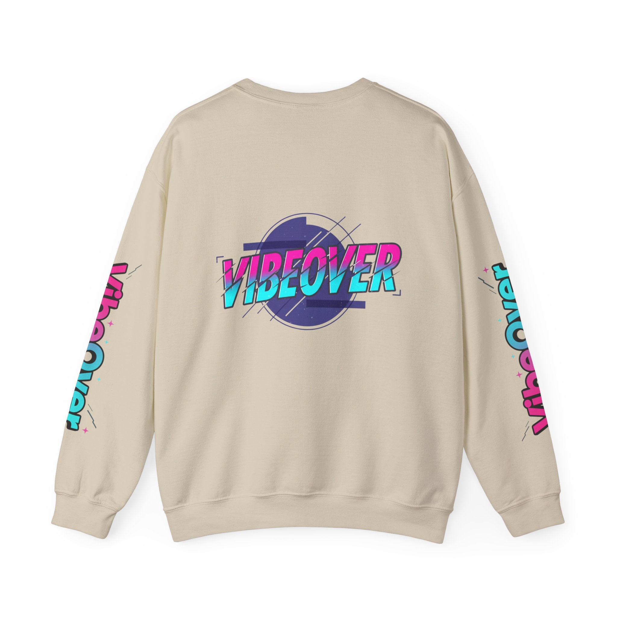 VibeOver Retro Logo Crewneck Sweatshirt