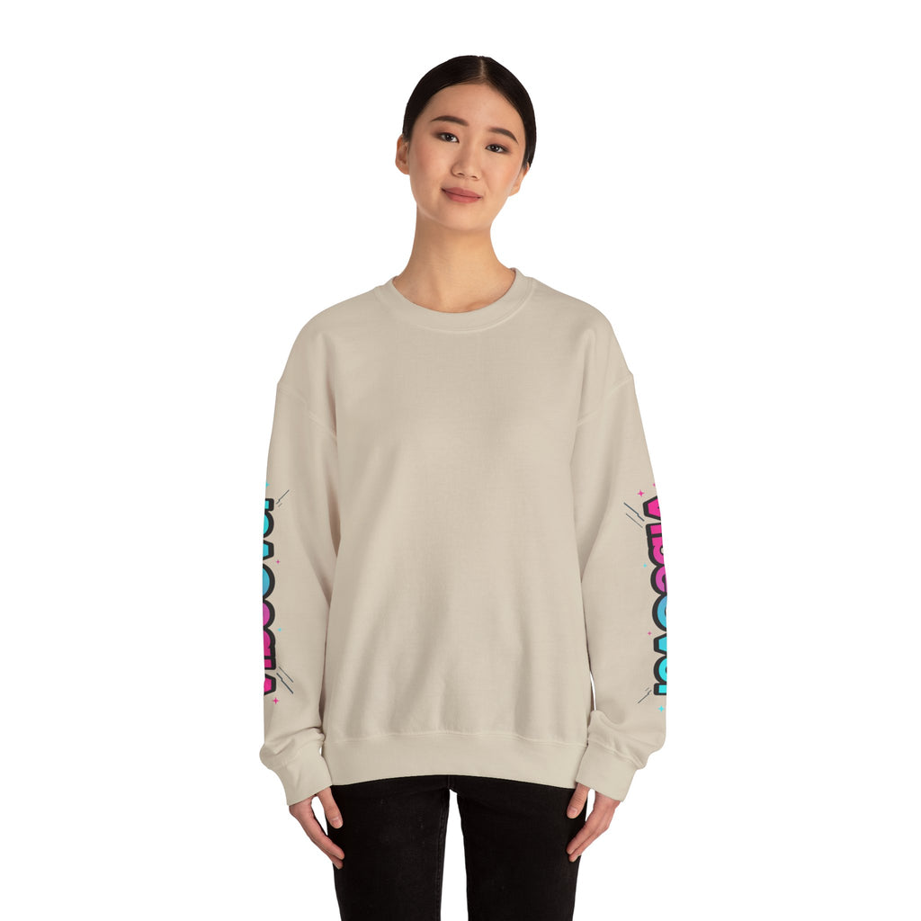 VibeOver Retro Logo Crewneck Sweatshirt