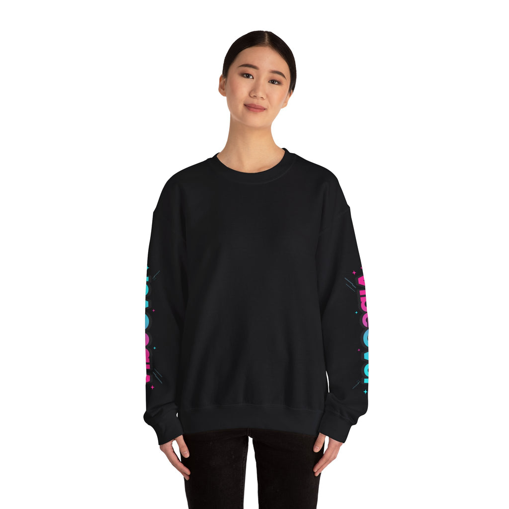 VibeOver Retro Logo Crewneck Sweatshirt
