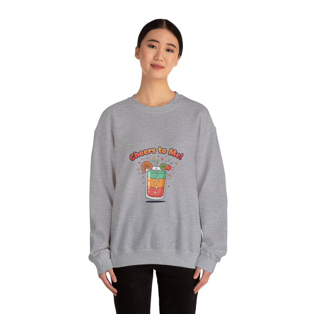 Cheers To Me Mocktail Sweatshirt | Dry January, Sober Curious