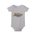Baby One-Piece – "Little Angel" Infant Bodysuit (Gold Wings)