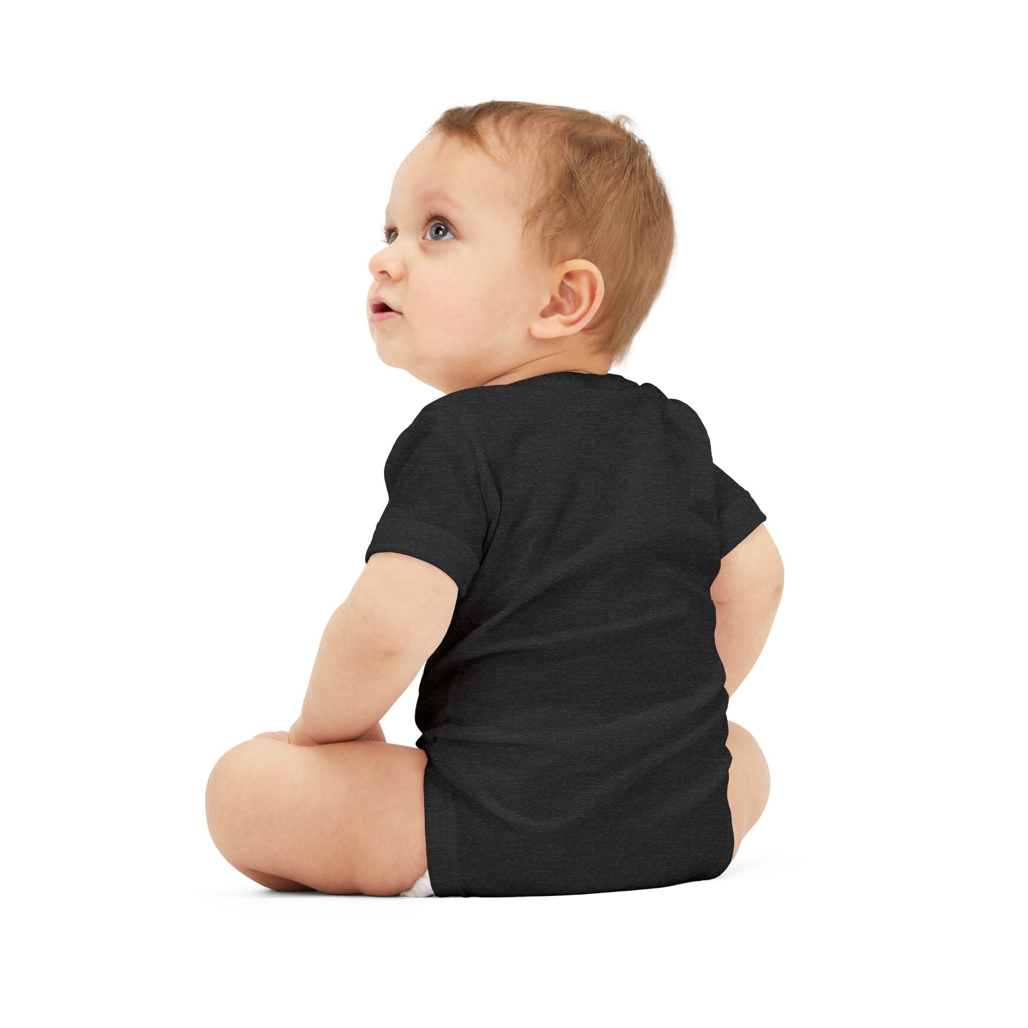 Baby One-Piece – "Little Angel" Infant Bodysuit (Gold Wings)