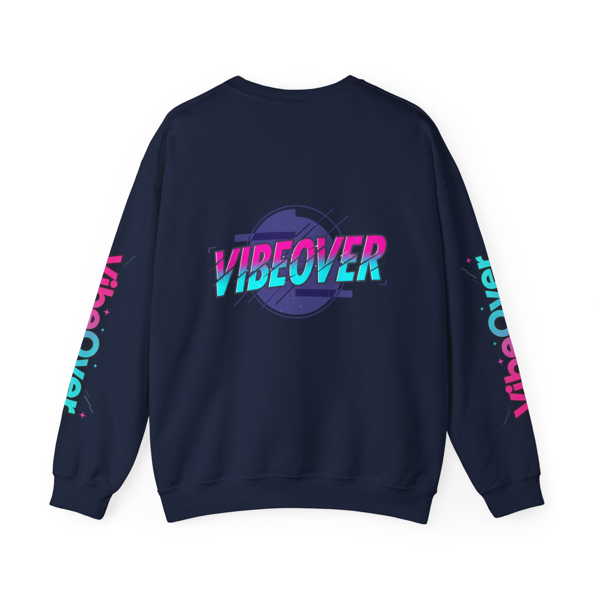 VibeOver Retro Logo Crewneck Sweatshirt