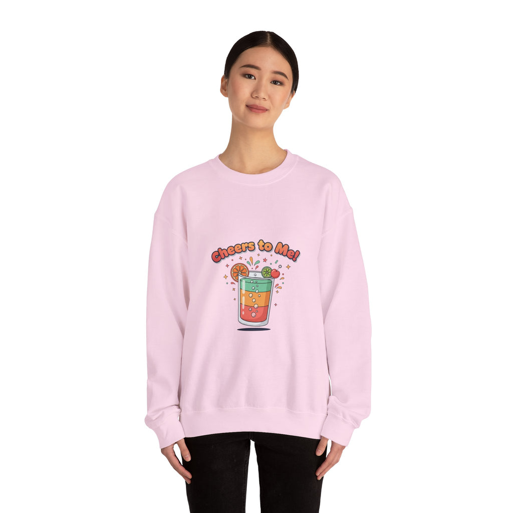 Cheers To Me Mocktail Sweatshirt | Dry January, Sober Curious