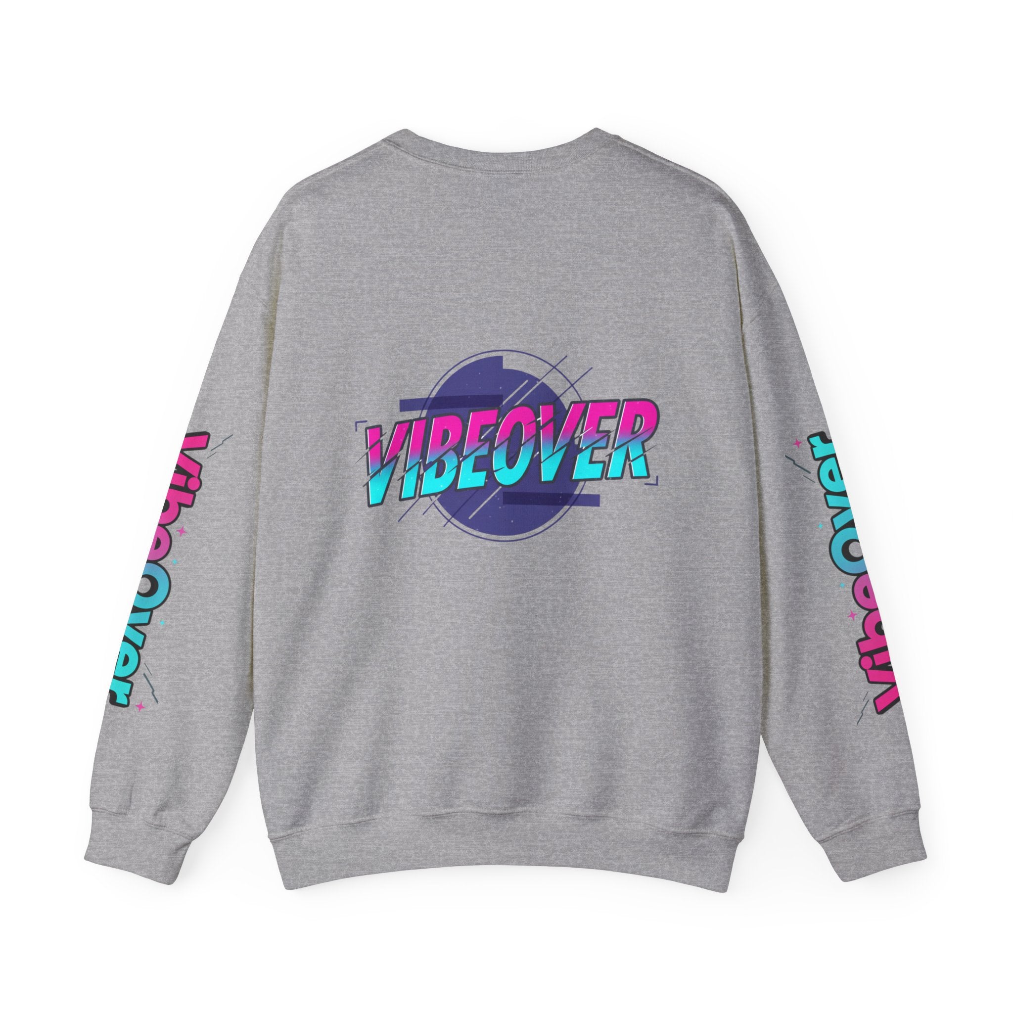 VibeOver Retro Logo Crewneck Sweatshirt