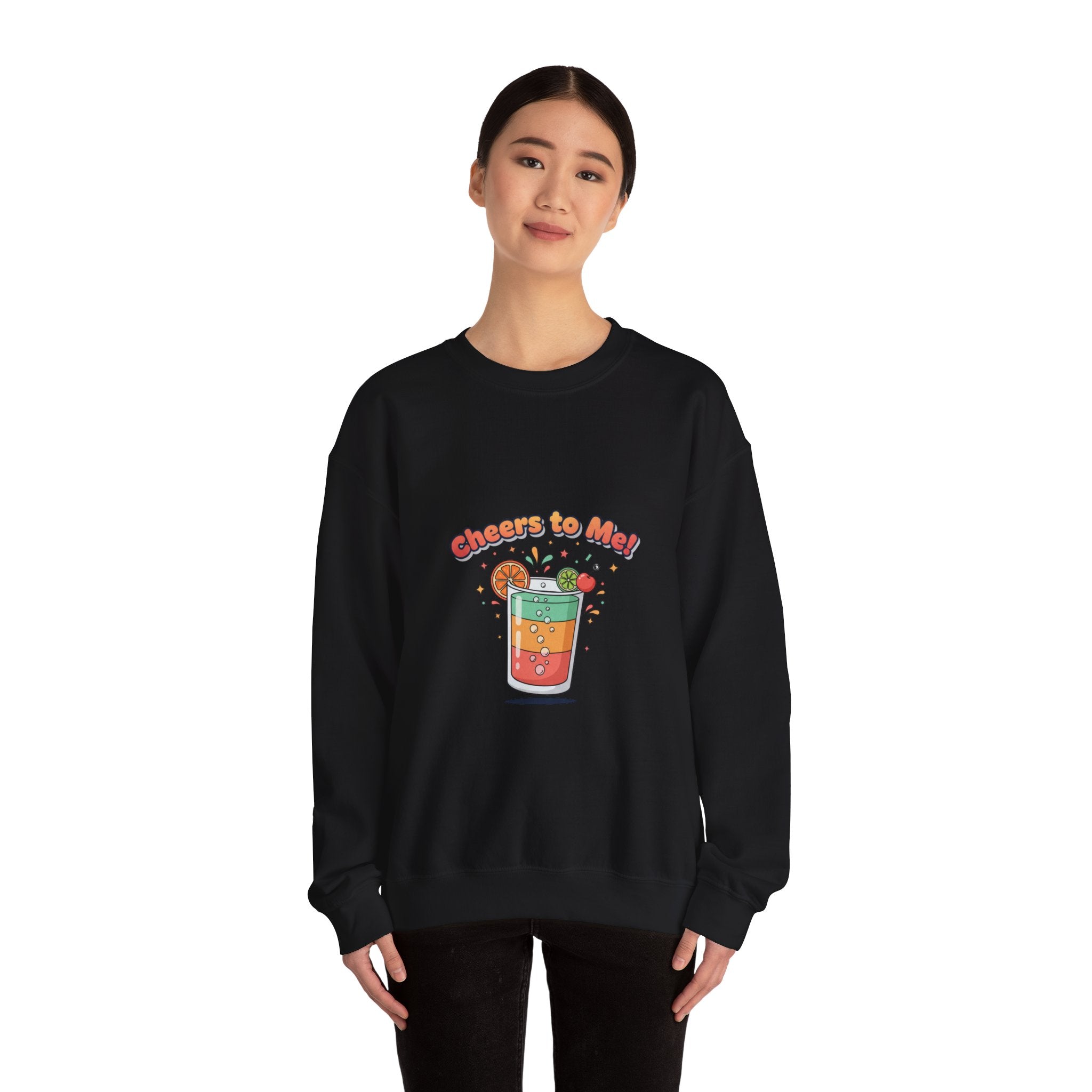 Cheers To Me Mocktail Sweatshirt | Dry January, Sober Curious