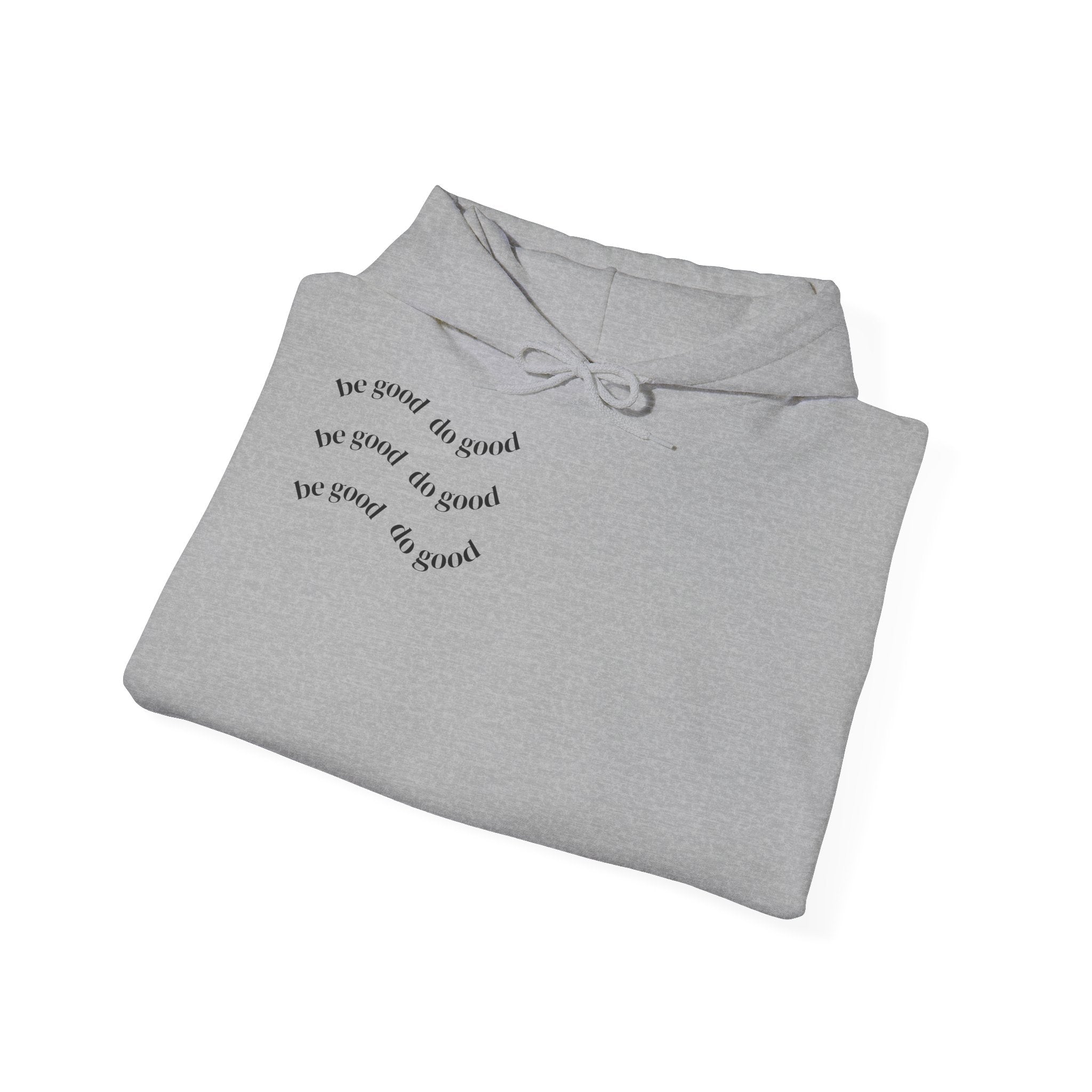Minimalist 'be brave, be kind, be yourself' Chest Hoodie — Inspirational Comfort Sweatshirt