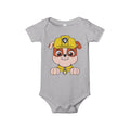 Baby Onesie with Cute Construction Puppy — Infant Jersey One Piece