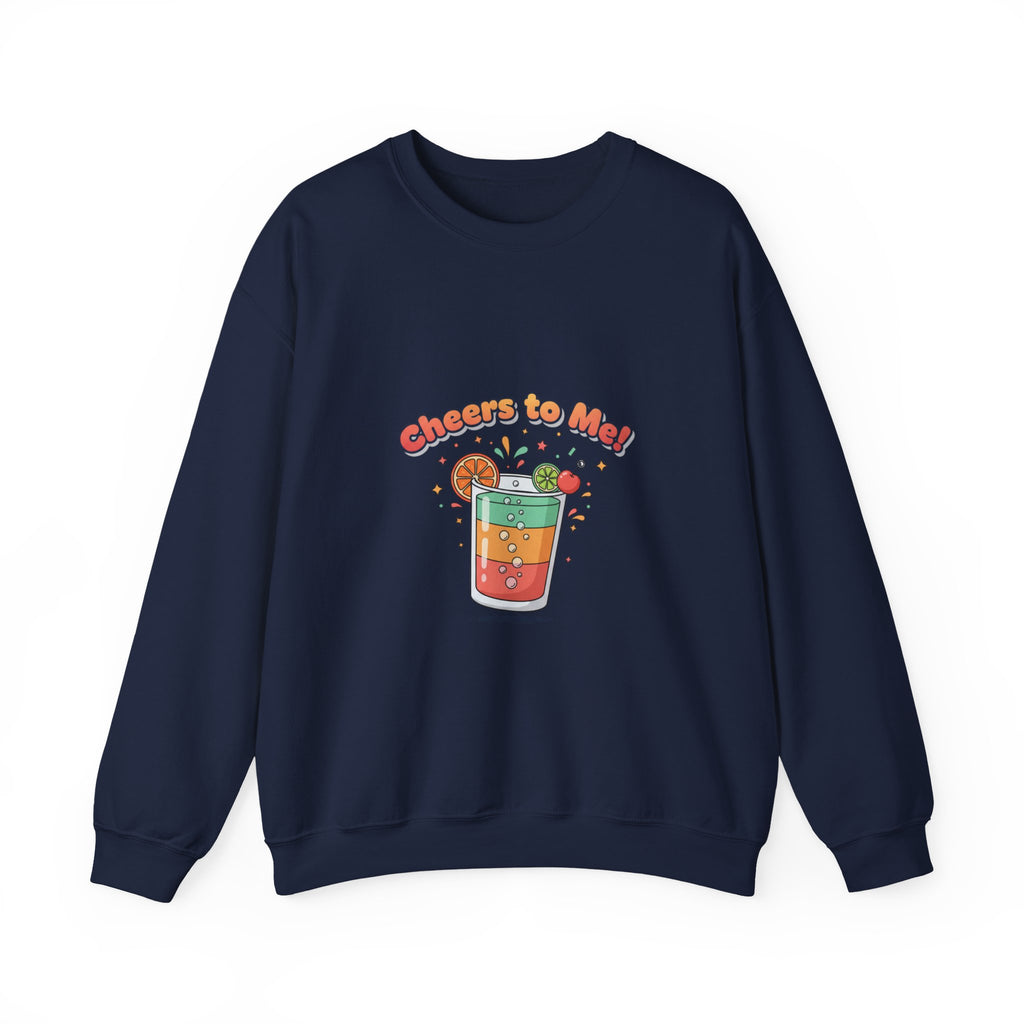 Cheers To Me Mocktail Sweatshirt | Dry January, Sober Curious