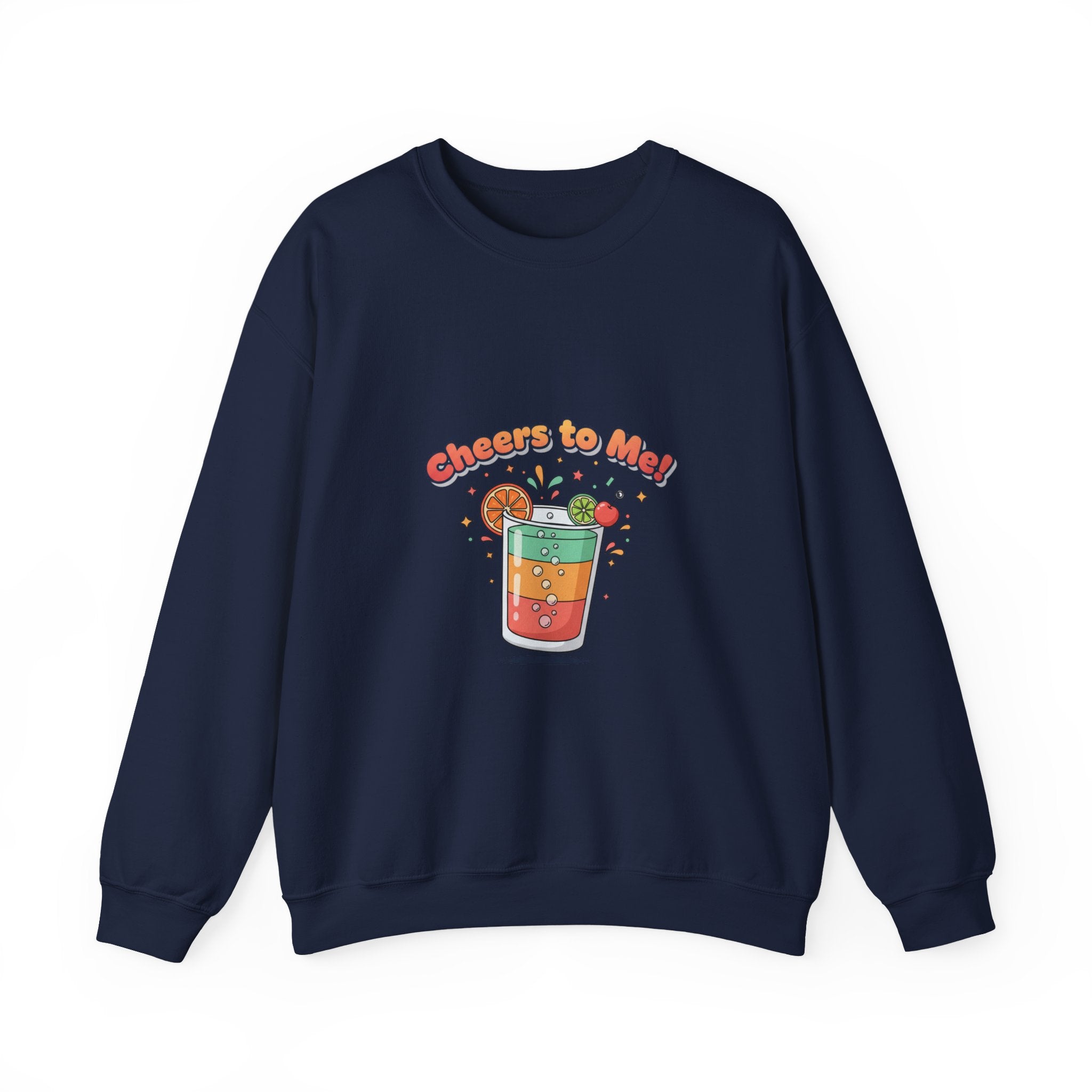 Cheers To Me Mocktail Sweatshirt | Dry January, Sober Curious