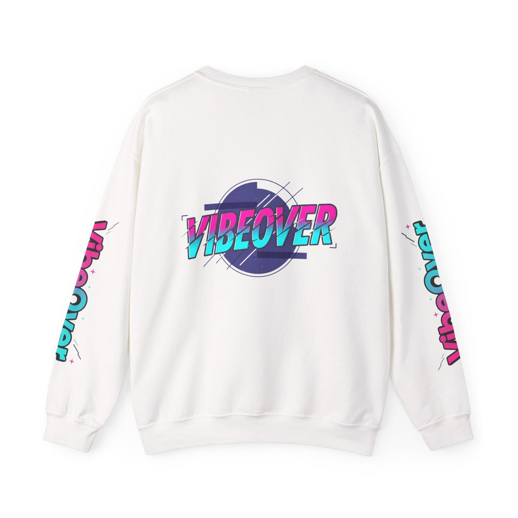 VibeOver Retro Logo Crewneck Sweatshirt