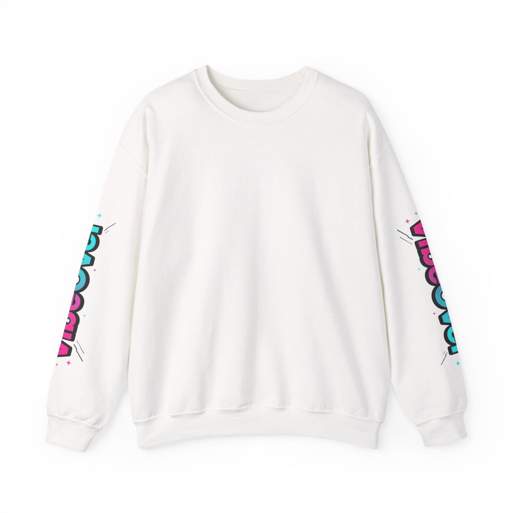 VibeOver Retro Logo Crewneck Sweatshirt