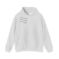 Minimalist 'be brave, be kind, be yourself' Chest Hoodie — Inspirational Comfort Sweatshirt