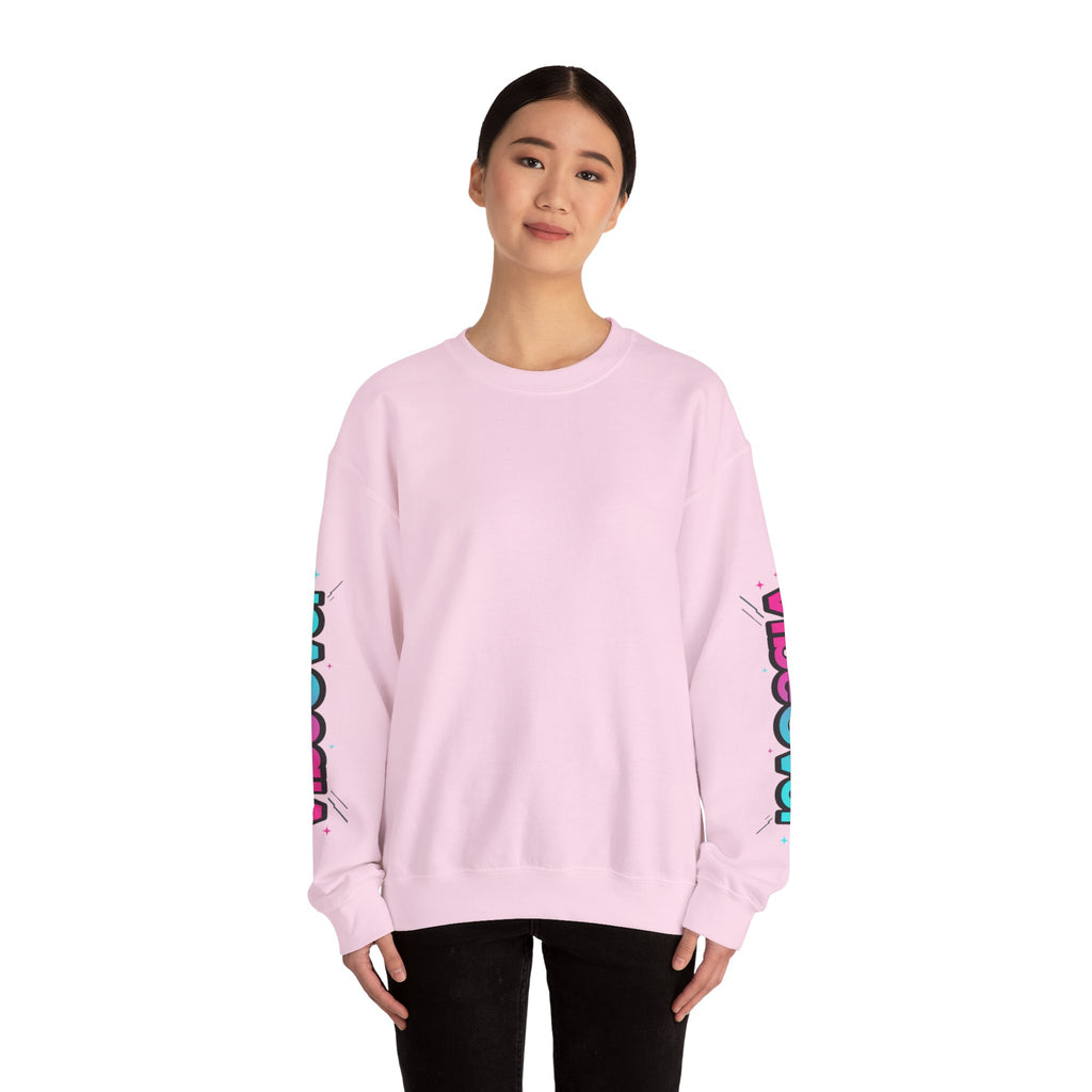 VibeOver Retro Logo Crewneck Sweatshirt